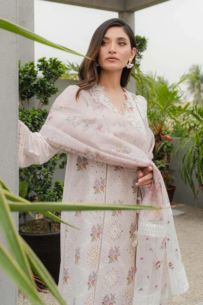 Qalamkar | Q Line Lawn Collection | JK-13 OPALINE - Rang-e-Khaas