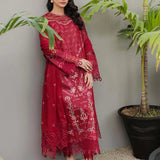 Qalamkar | Q Line Lawn Collection | JK-14 MANON