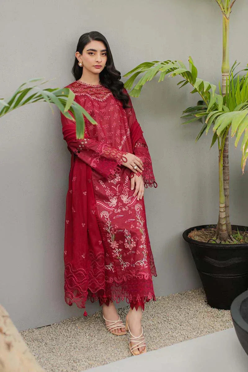 Qalamkar | Q Line Lawn Collection | JK-14 MANON - Rang-e-Khaas