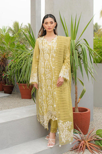 Qalamkar | Q Line Lawn Collection | JK-02 MELIS - Rang-e-Khaas