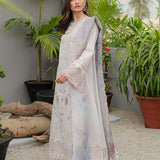 Qalamkar | Q Line Lawn Collection | JK-08 AURELIA