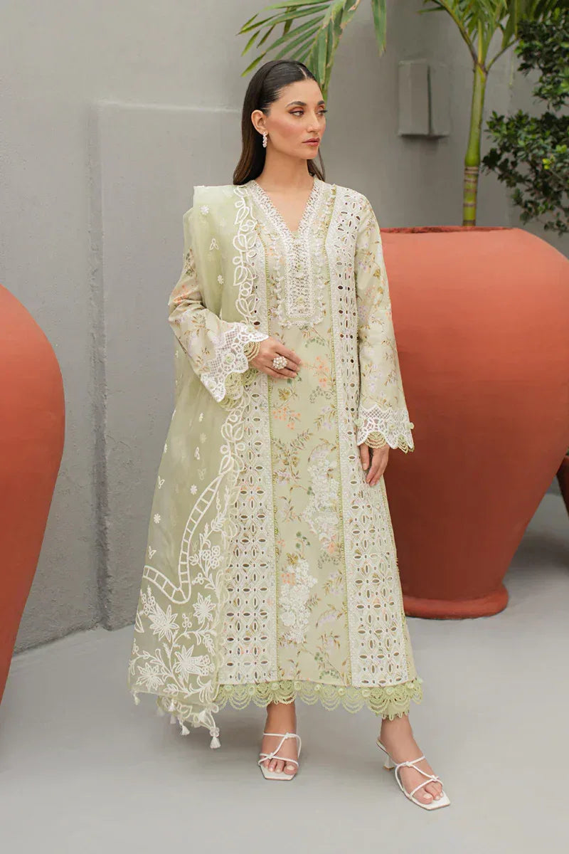 Qalamkar | Q Line Lawn Collection | JK-01 EULALIA - Rang-e-Khaas