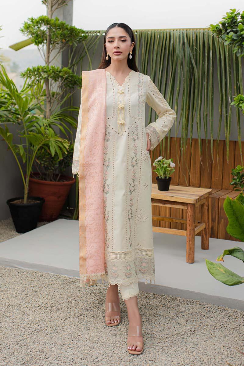 Qalamkar | Q Line Lawn Collection | JK-05 MELIORA - Rang-e-Khaas