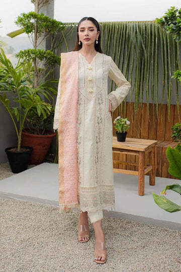Qalamkar | Q Line Lawn Collection | JK-05 MELIORA - Rang-e-Khaas