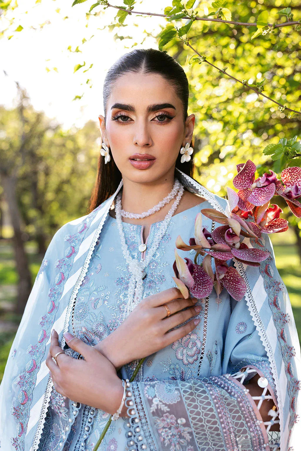 Ramsha | Riwayat Lawn Collection | Y-1306 - Rang-e-Khaas
