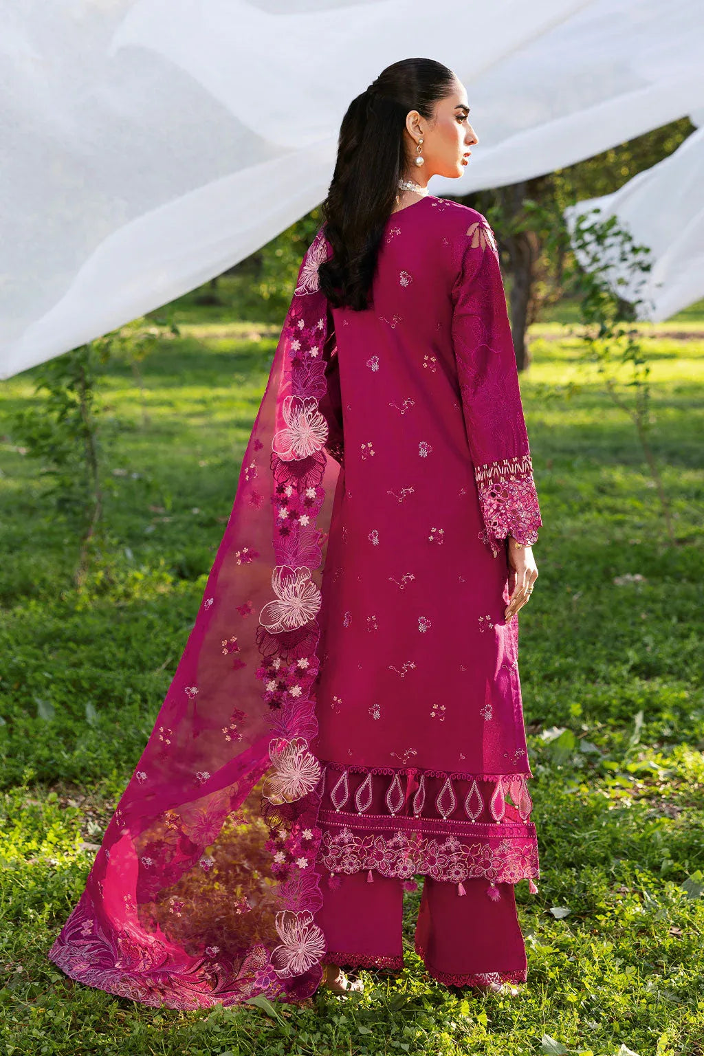 Ramsha | Riwayat Lawn Collection | Y-1301 - Rang-e-Khaas