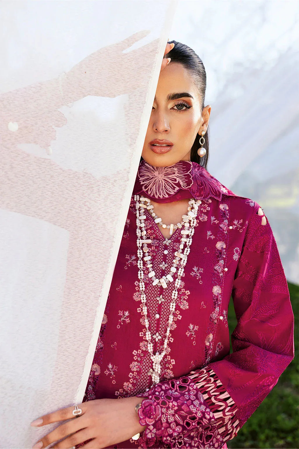 Ramsha | Riwayat Lawn Collection | Y-1301 - Rang-e-Khaas