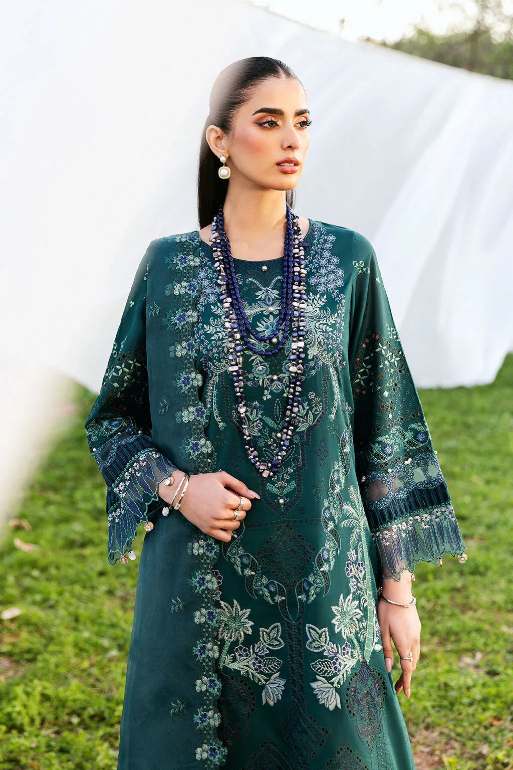 Ramsha | Riwayat Lawn Collection | Y-1304 - Rang-e-Khaas