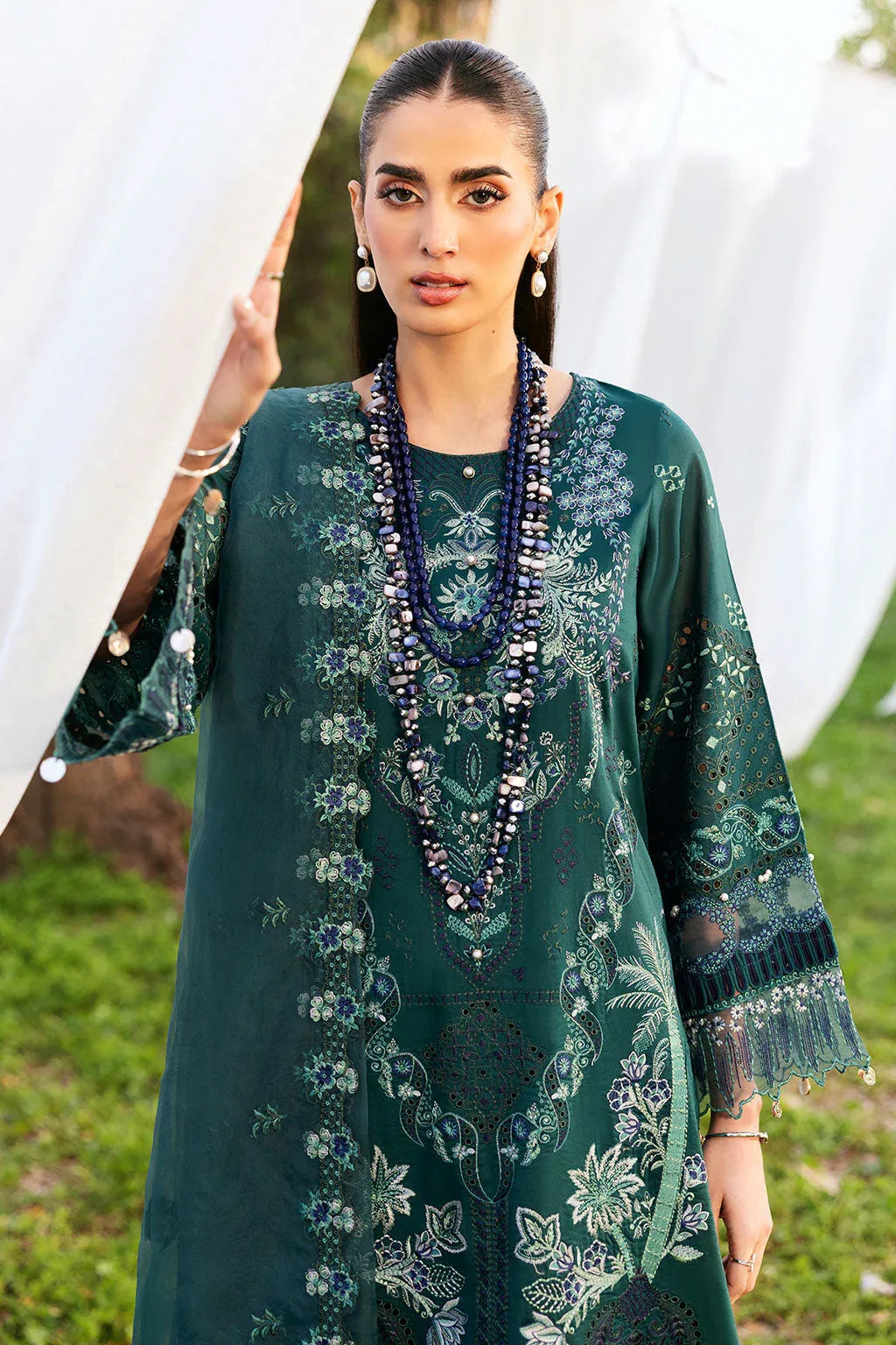Ramsha | Riwayat Lawn Collection | Y-1304 - Rang-e-Khaas