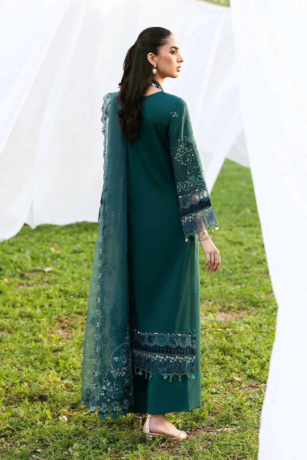 Ramsha | Riwayat Lawn Collection | Y-1304 - Rang-e-Khaas