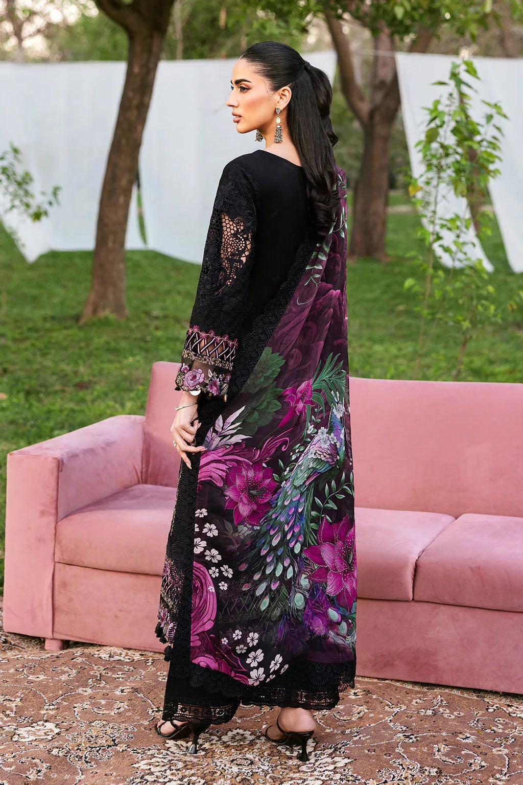 Ramsha | Riwayat Lawn Collection | Y-1302 - Rang-e-Khaas