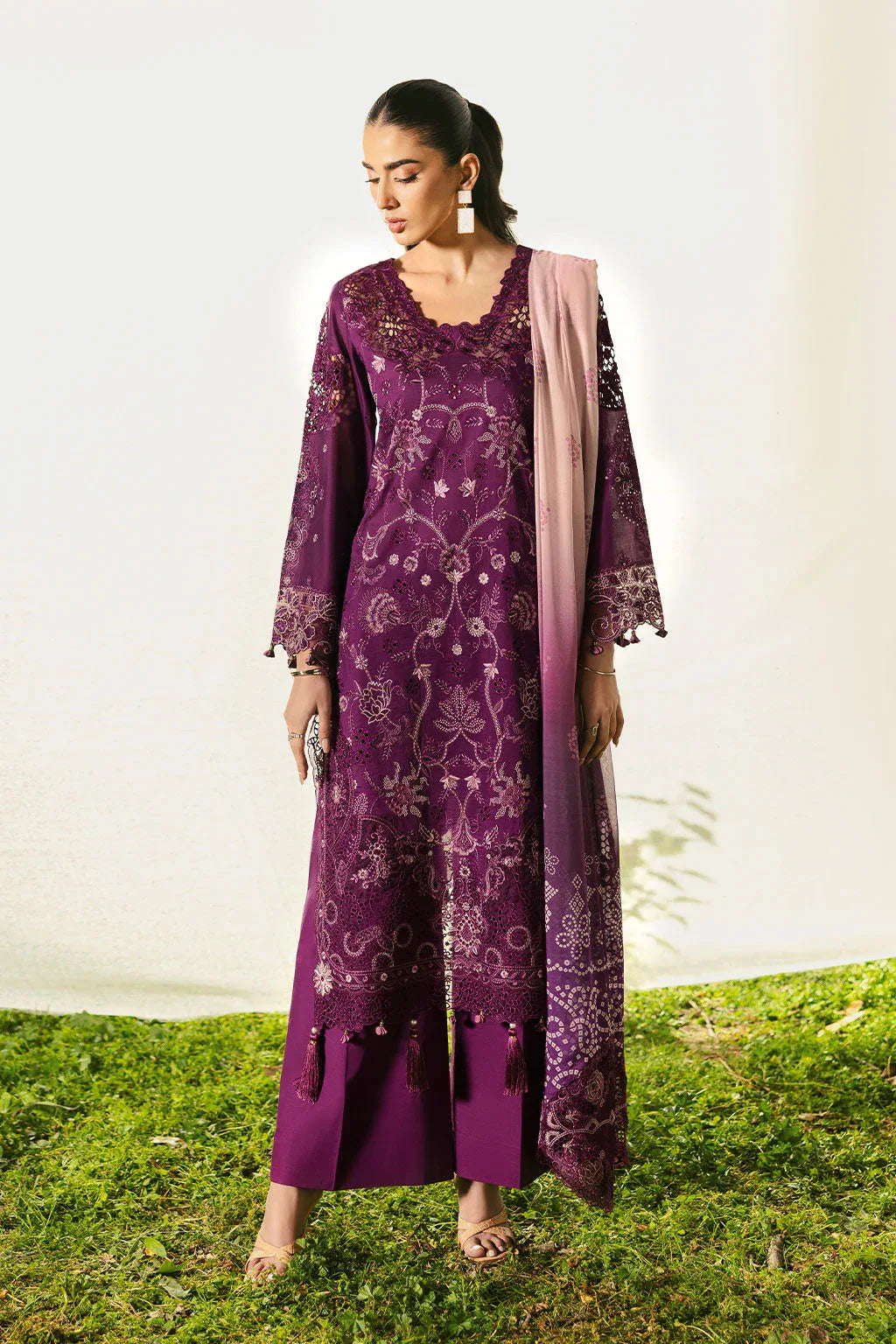 Ramsha | Riwayat Lawn Collection | Y-1305 - Rang-e-Khaas