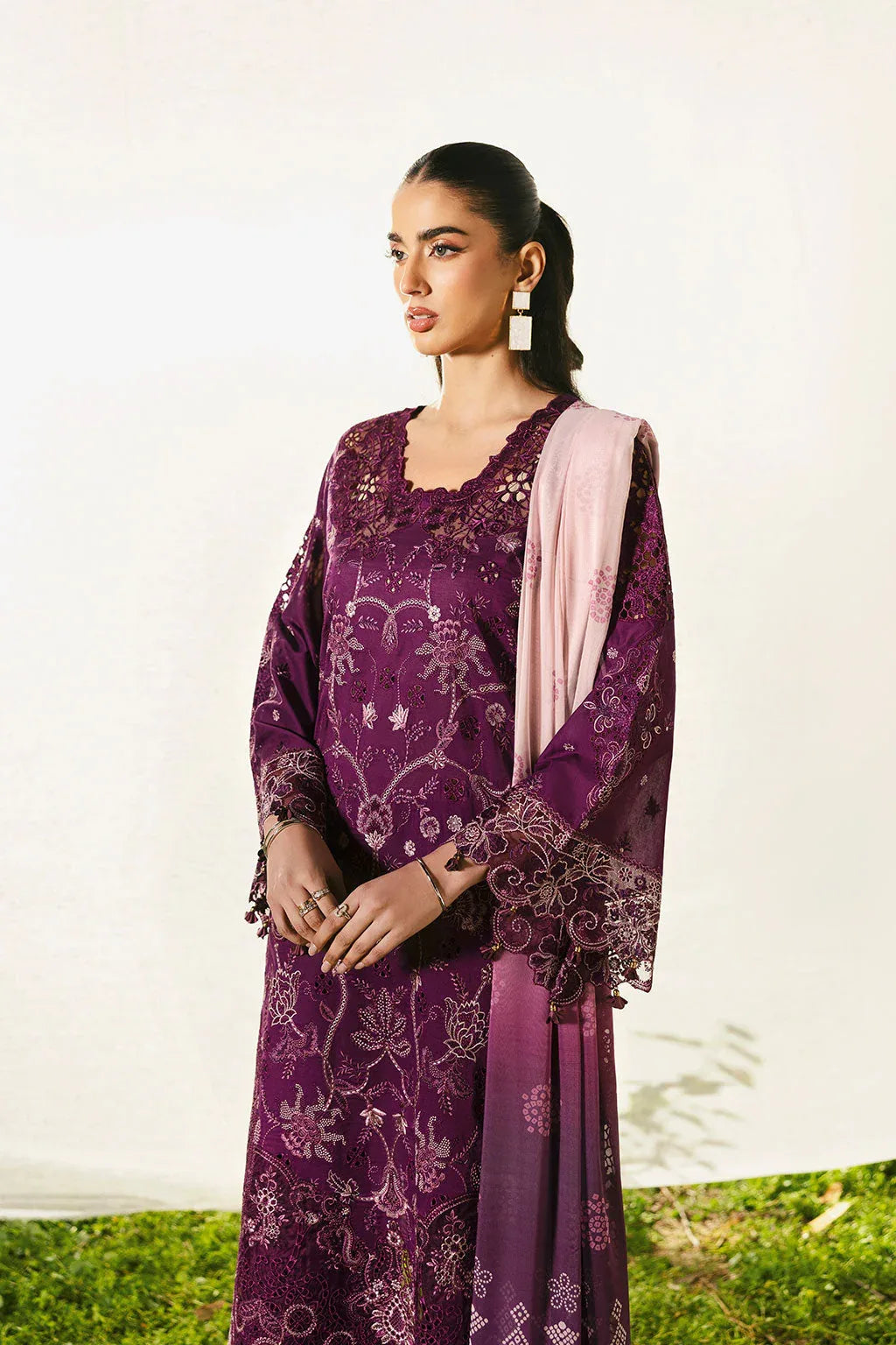 Ramsha | Riwayat Lawn Collection | Y-1305 - Rang-e-Khaas