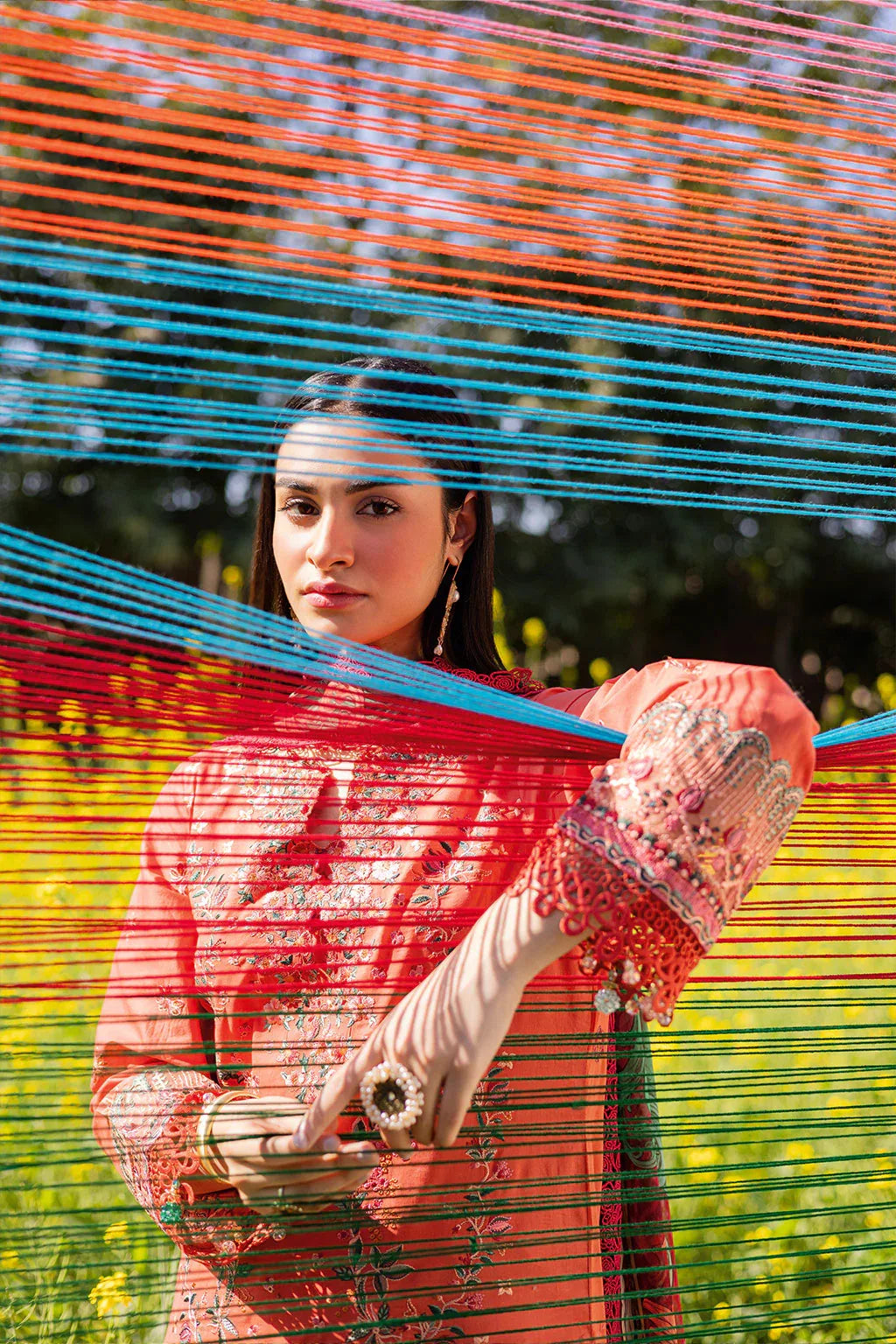 Ramsha | Riwayat Lawn Collection | Y-1205 - Rang-e-Khaas