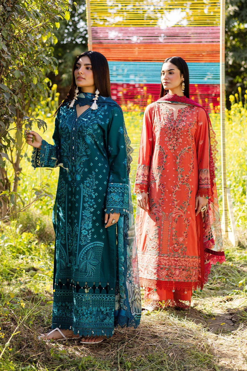 Ramsha | Riwayat Lawn Collection | Y-1206 - Rang-e-Khaas