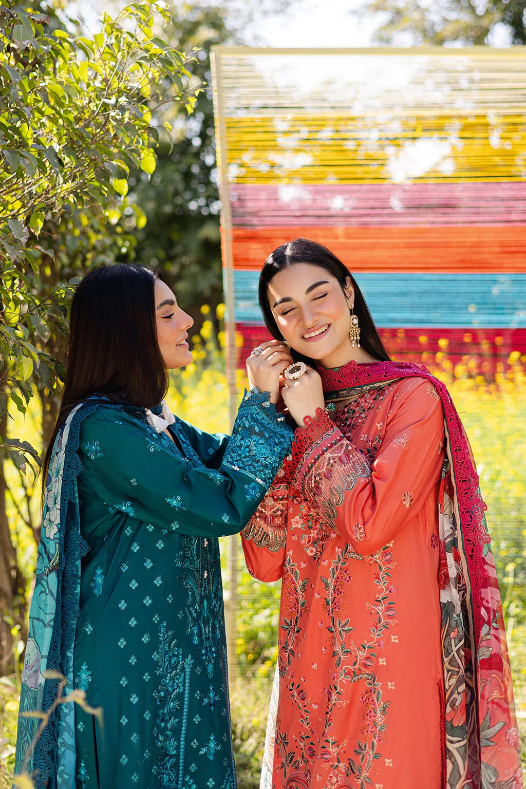 Ramsha | Riwayat Lawn Collection | Y-1206 - Rang-e-Khaas