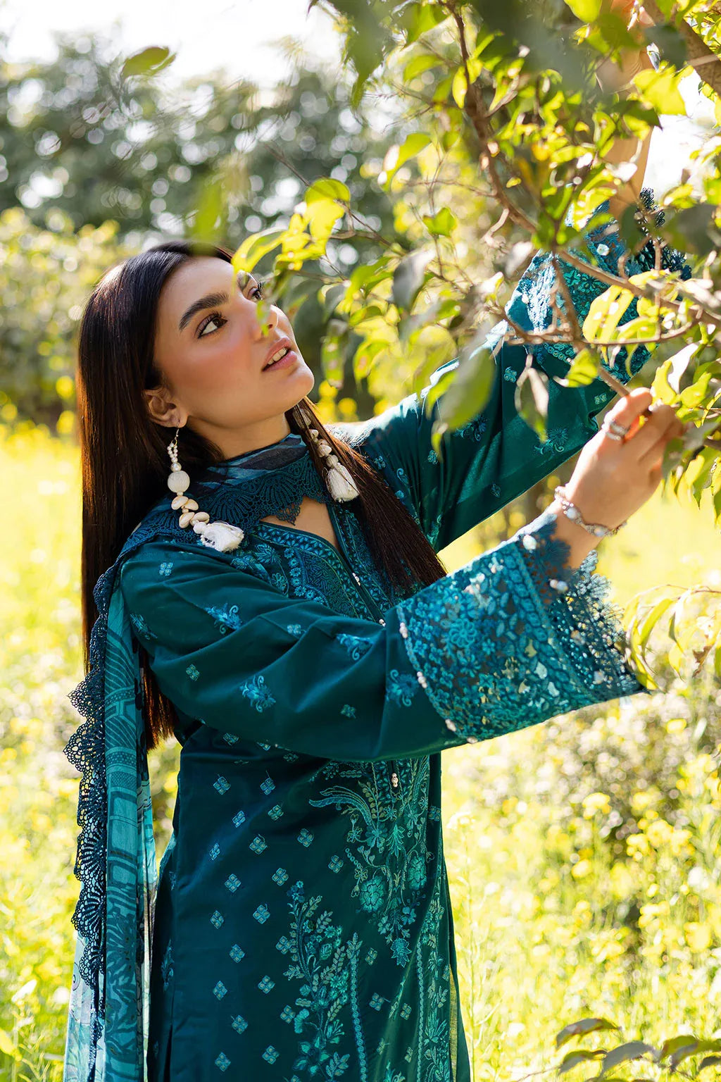 Ramsha | Riwayat Lawn Collection | Y-1206 - Rang-e-Khaas