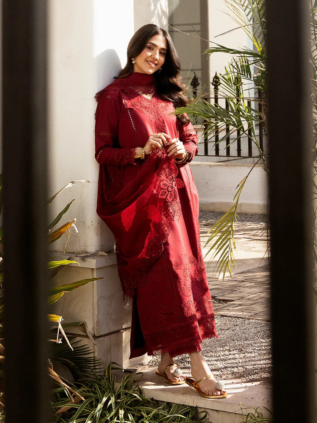 Izel | Mahveen Festive Lawn 25 | RAHMA - Rang-e-Khaas