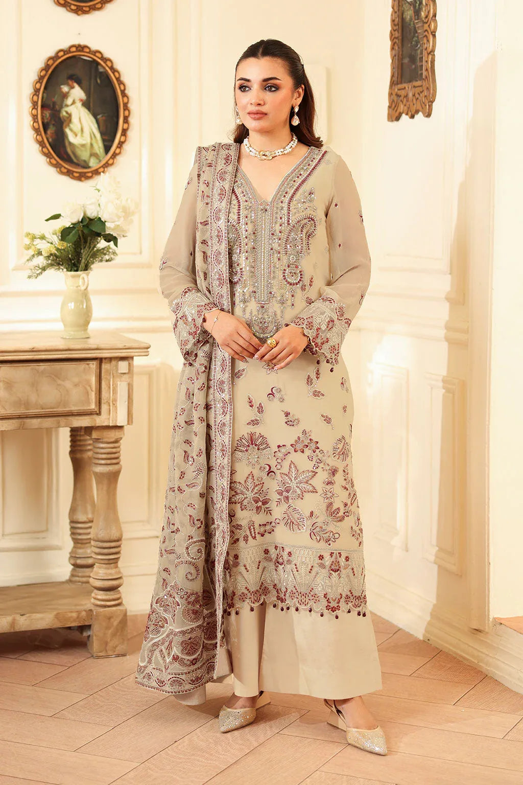 Ramsha | Dastaan Formals | T-401 - Rang-e-Khaas
