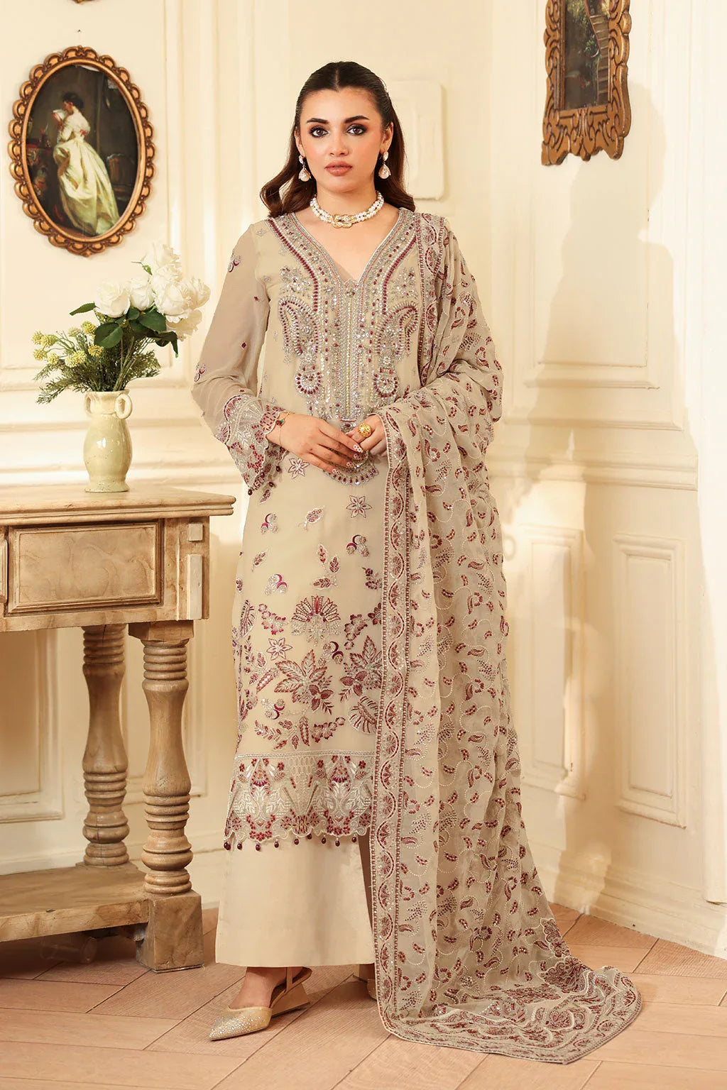 Ramsha | Dastaan Formals | T-401 - Rang-e-Khaas