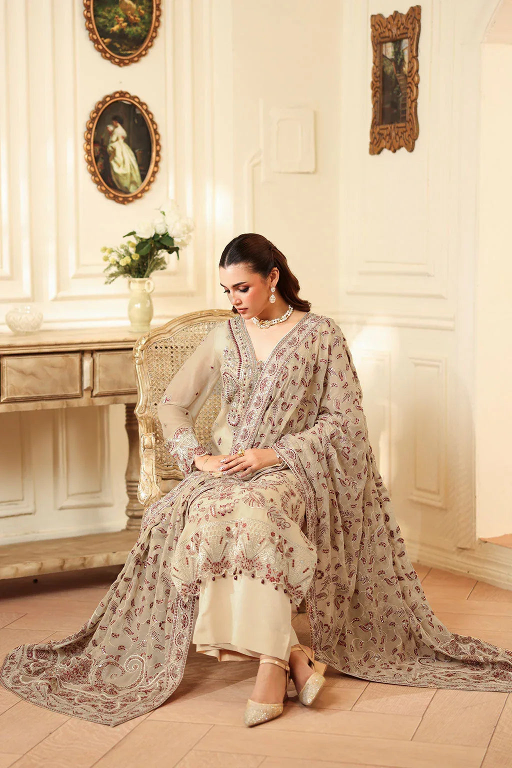Ramsha | Dastaan Formals | T-401 - Rang-e-Khaas