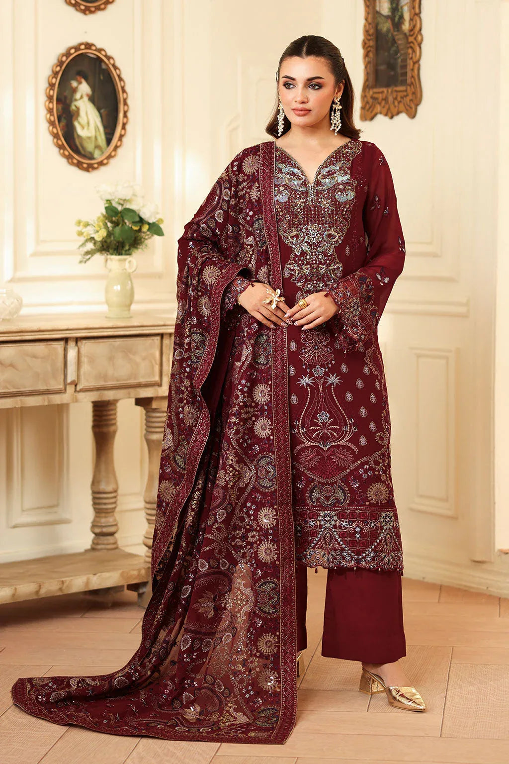Ramsha | Dastaan Formals | T-404 - Rang-e-Khaas