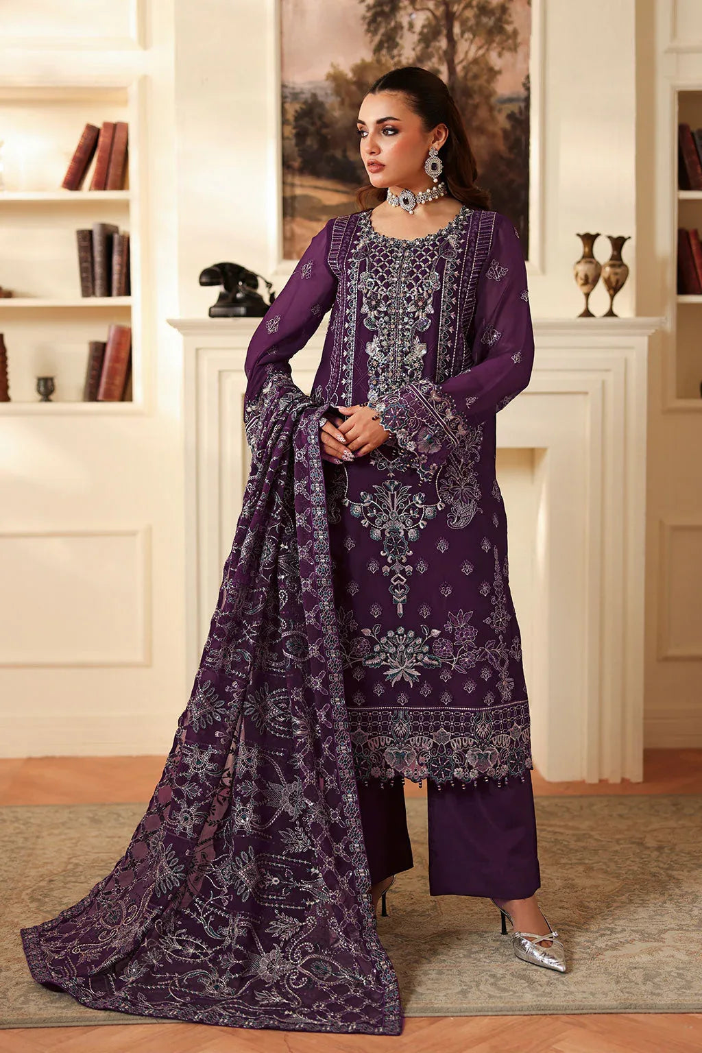 Ramsha | Dastaan Formals | T-406 - Rang-e-Khaas