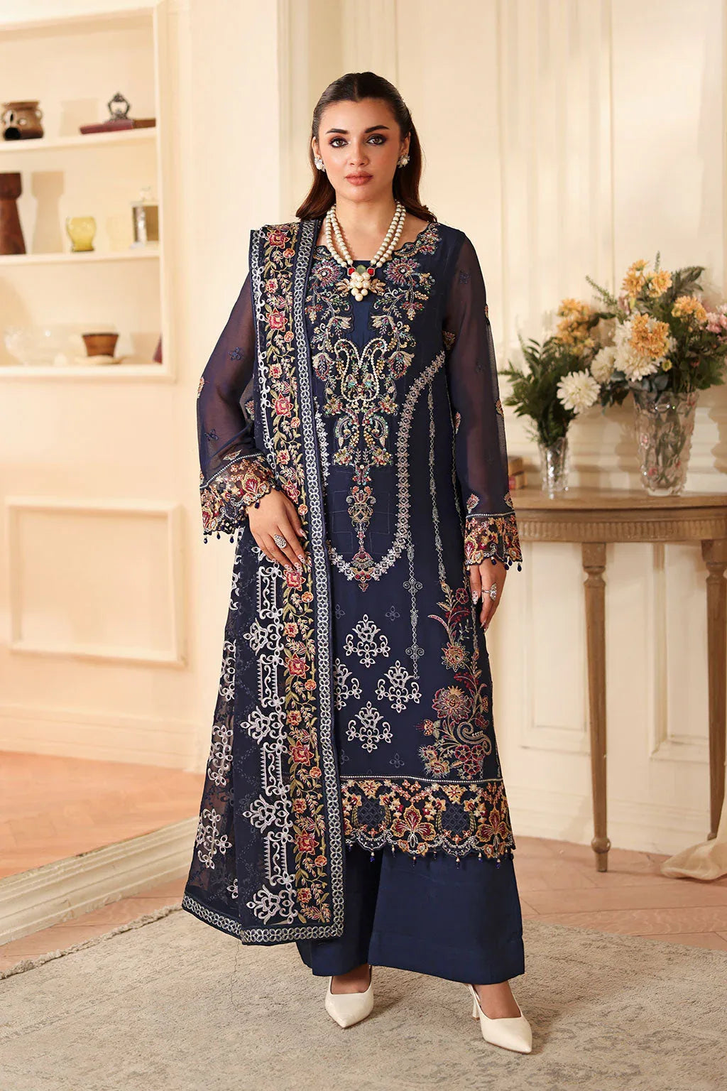 Ramsha | Dastaan Formals |T-408 - Rang-e-Khaas