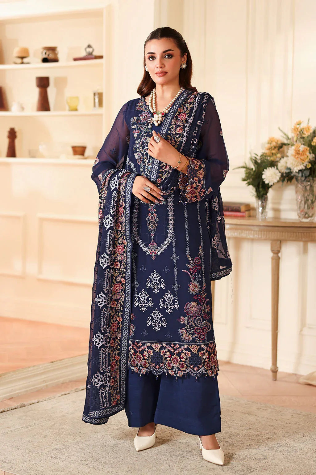 Ramsha | Dastaan Formals |T-408 - Rang-e-Khaas