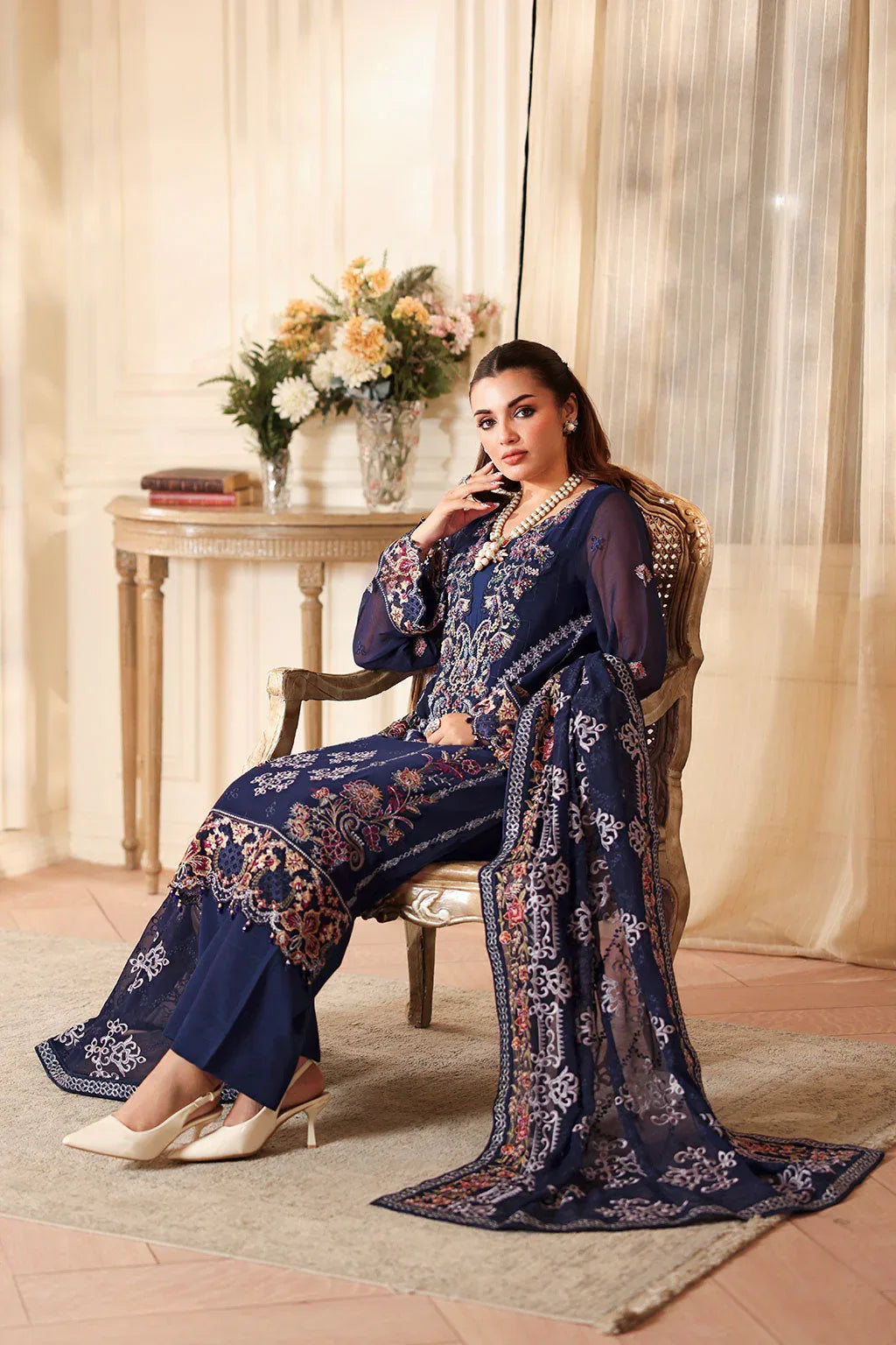 Ramsha | Dastaan Formals |T-408 - Rang-e-Khaas