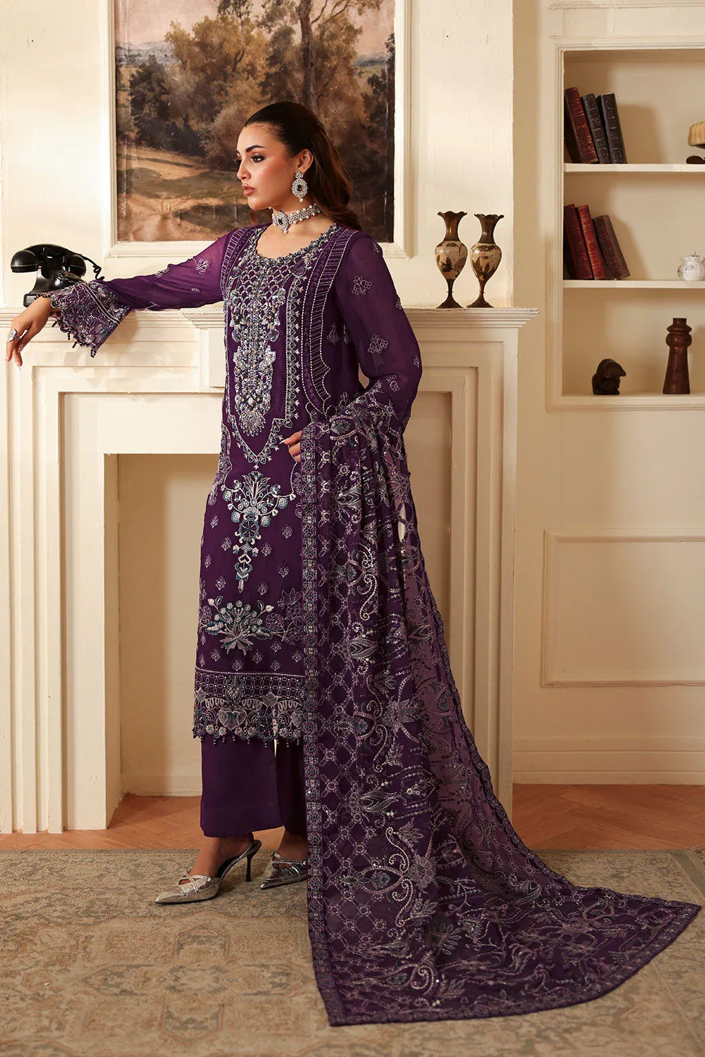 Ramsha | Dastaan Formals | T-406 - Rang-e-Khaas