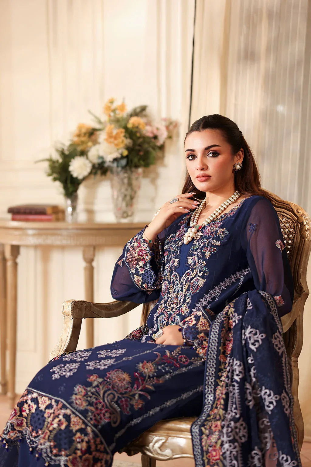 Ramsha | Dastaan Formals |T-408 - Rang-e-Khaas