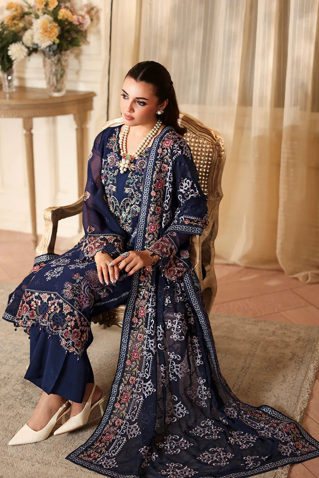 Ramsha | Dastaan Formals |T-408 - Rang-e-Khaas