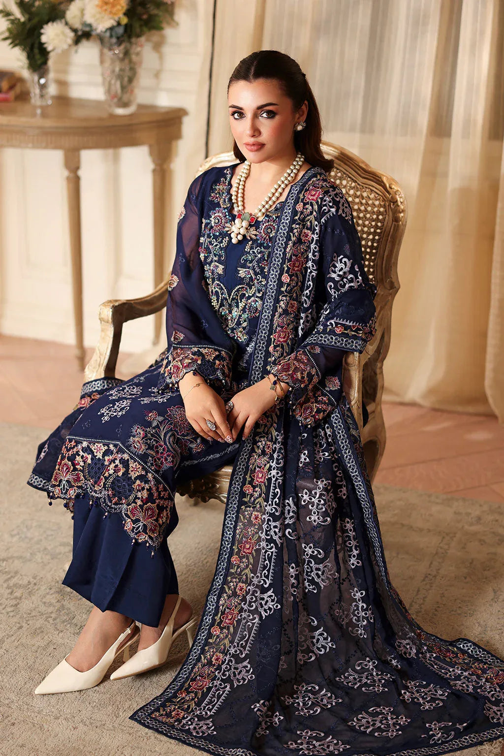 Ramsha | Dastaan Formals |T-408 - Rang-e-Khaas