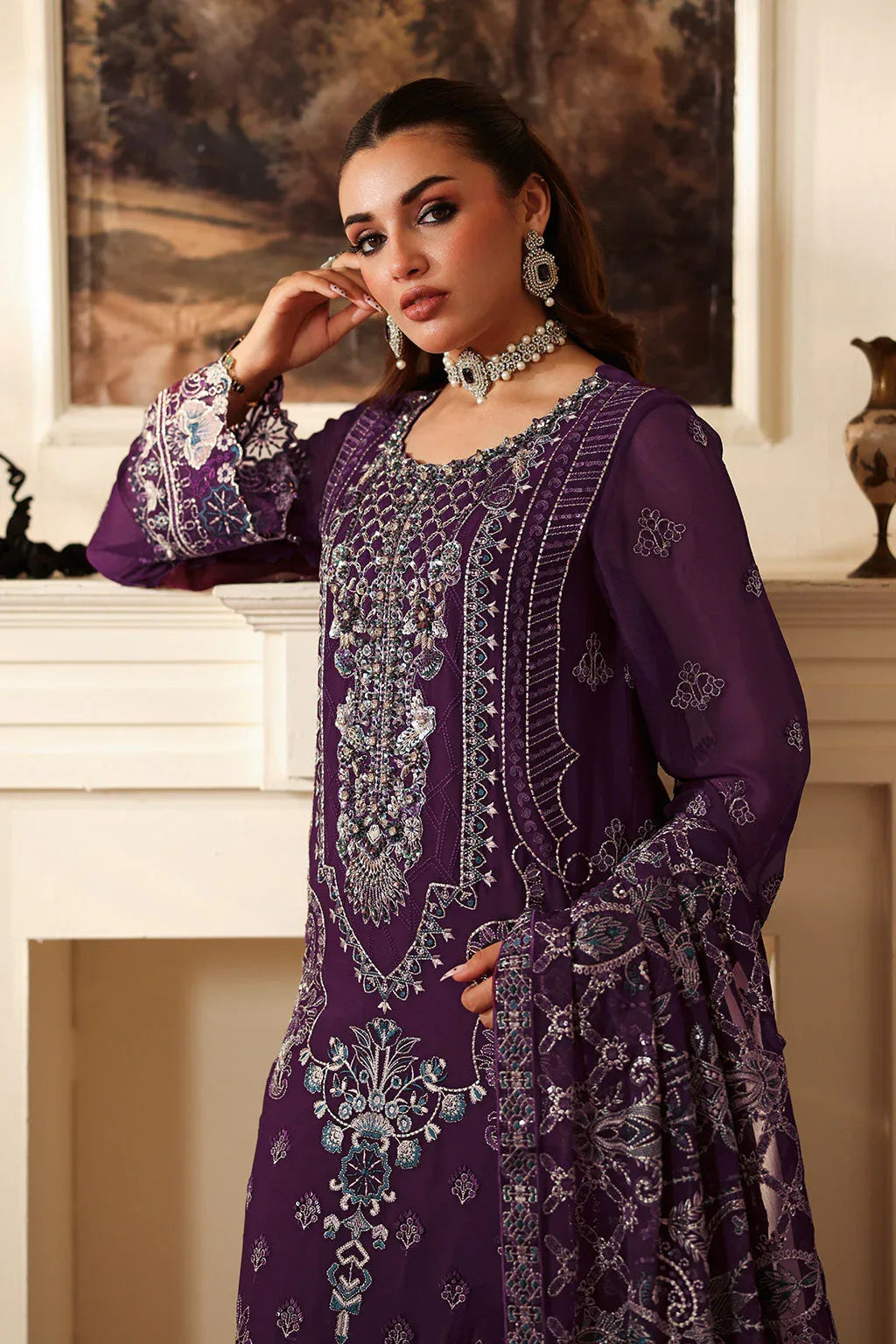 Ramsha | Dastaan Formals | T-406 - Rang-e-Khaas