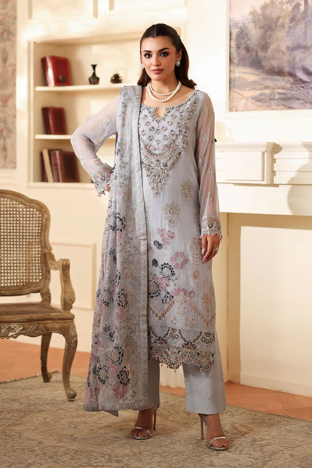 Ramsha | Dastaan Formals |T-405 - Rang-e-Khaas