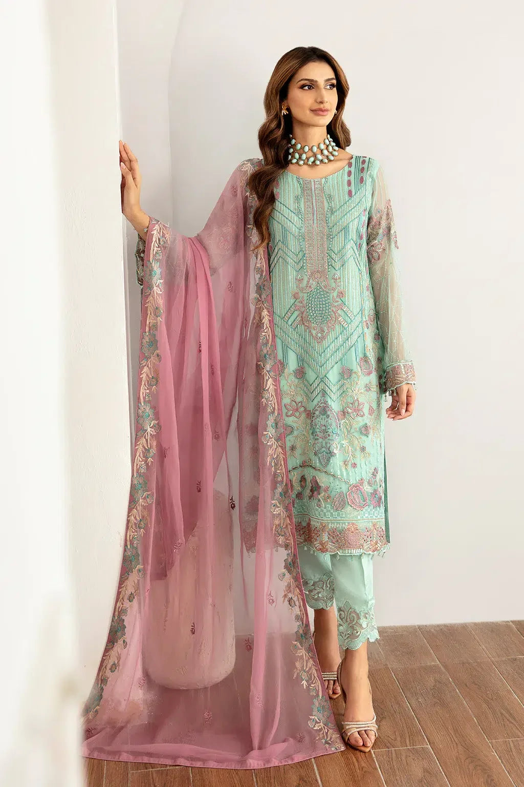 Ramsha | Rangoon Chiffon Collection | D-1107 - Rang-e-Khaas