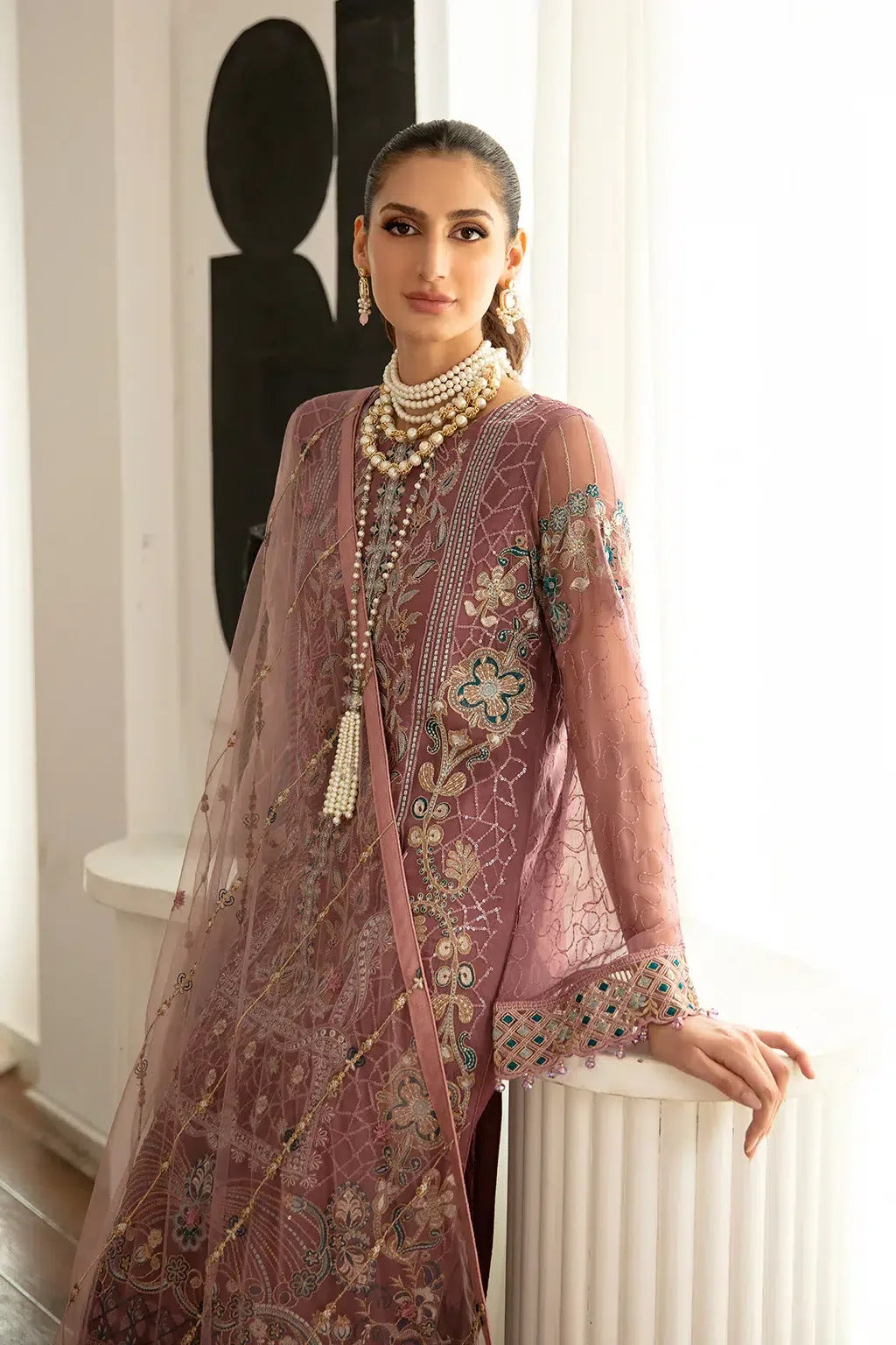 Ramsha | Rangoon Chiffon Collection | D-1102 - Rang-e-Khaas