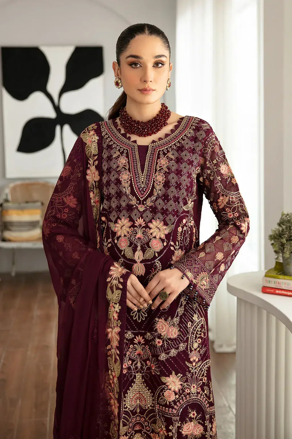 Ramsha | Rangoon Chiffon Collection | D-1104 - Rang-e-Khaas