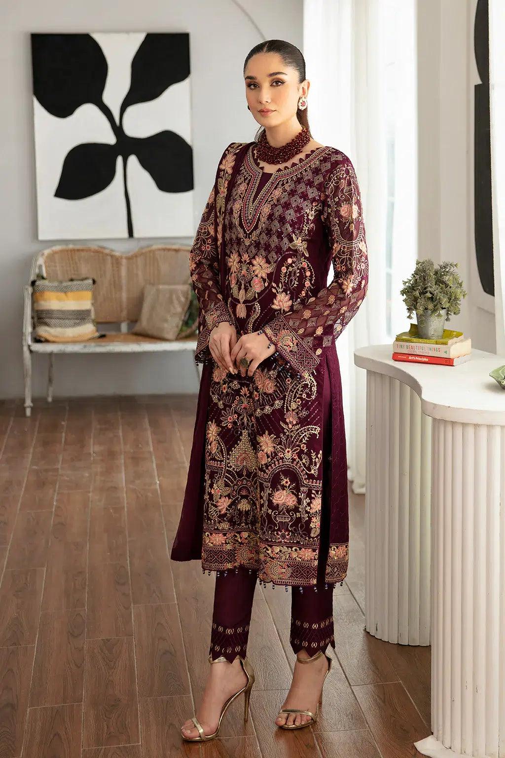 Ramsha | Rangoon Chiffon Collection | D-1104 - Rang-e-Khaas