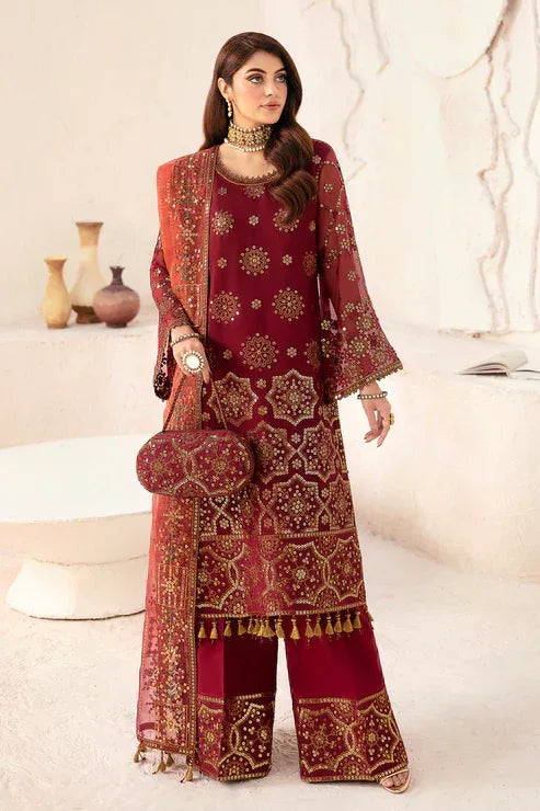 Alizeh | Heer Festive Collection 24 | AWEEN - V17D06 - Rang-e-Khaas