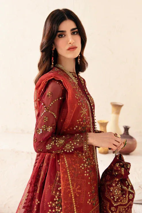 Alizeh | Heer Festive Collection 24 | AWEEN - V17D06 - Rang-e-Khaas
