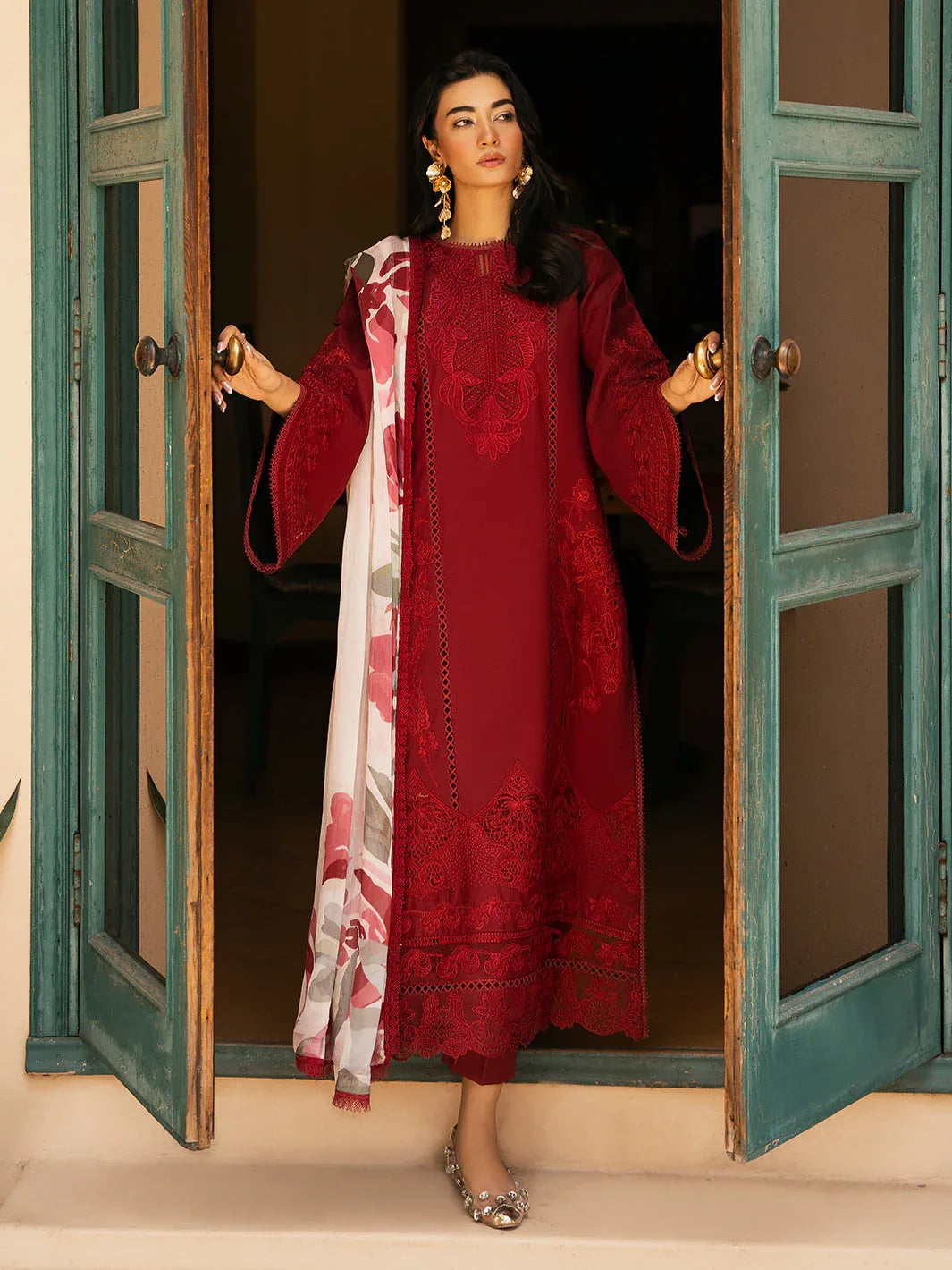 Izel | Dastak Luxury Lawn | REET - Rang-e-Khaas