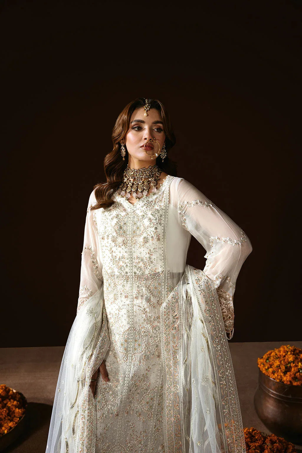 Ramsha | Dastak Luxury Chiffon Collection | Q-204 - Rang-e-Khaas