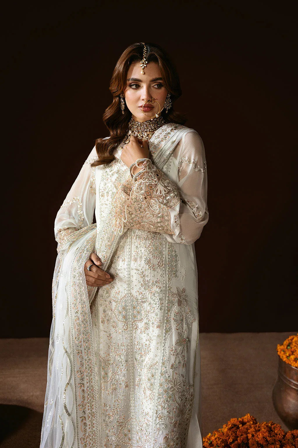Ramsha | Dastak Luxury Chiffon Collection | Q-204 - Rang-e-Khaas
