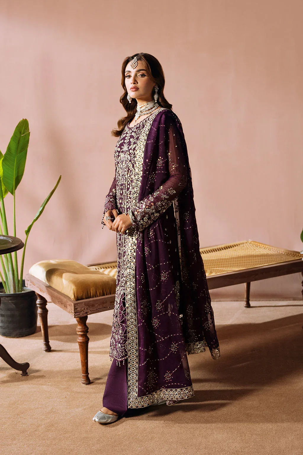 Ramsha | Dastak Luxury Chiffon Collection | Q-208 - Rang-e-Khaas