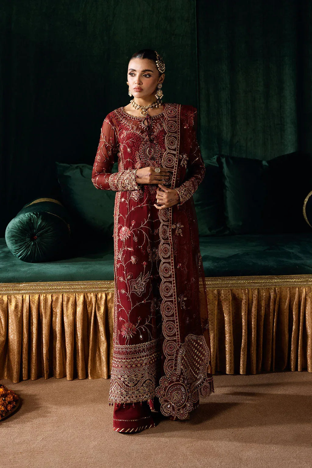 Ramsha | Dastak Luxury Chiffon Collection | Q-203 - Rang-e-Khaas