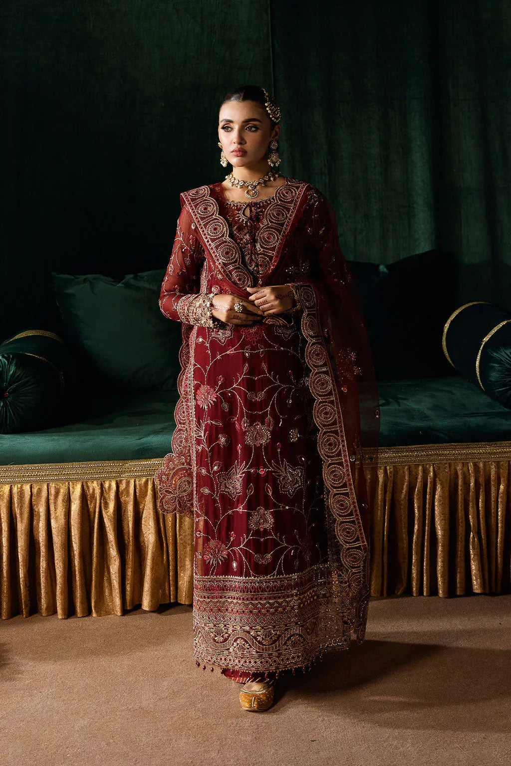 Ramsha | Dastak Luxury Chiffon Collection | Q-203 - Rang-e-Khaas