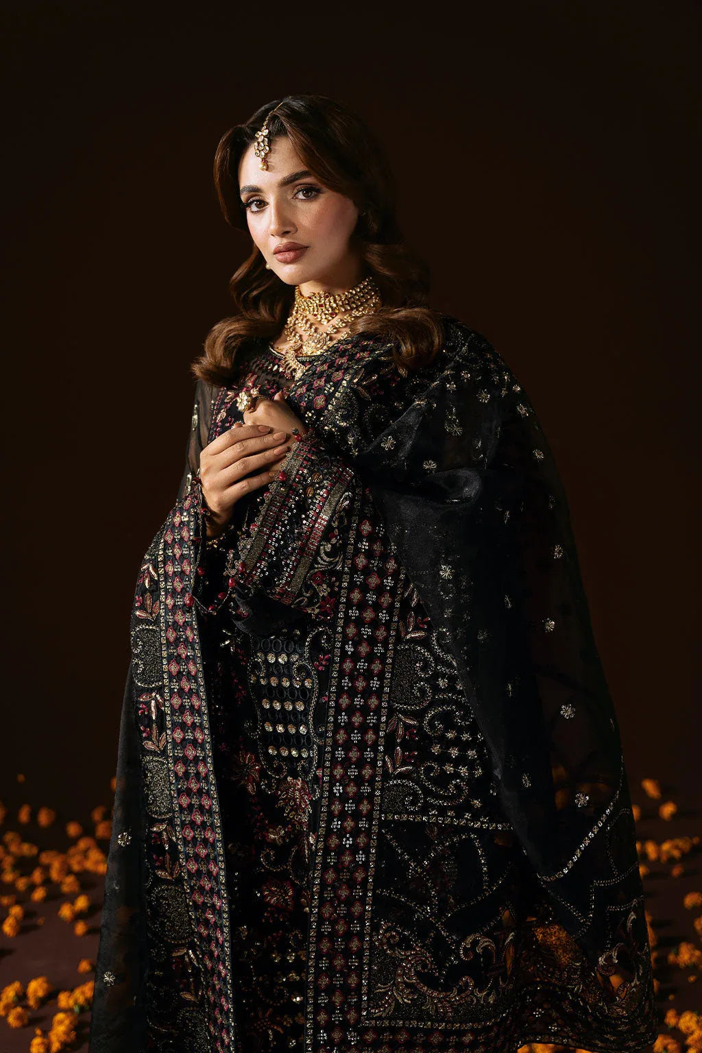 Ramsha | Dastak Luxury Chiffon Collection | Q-205 - Rang-e-Khaas