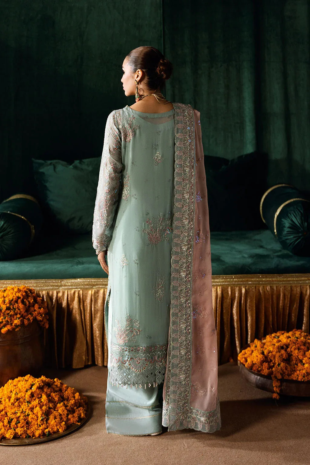 Ramsha | Dastak Luxury Chiffon Collection | Q-206 - Rang-e-Khaas